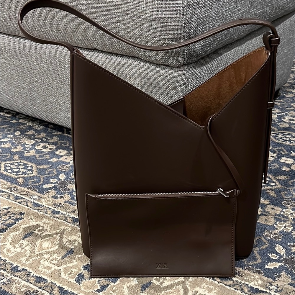 Zara Brown Men's Bag